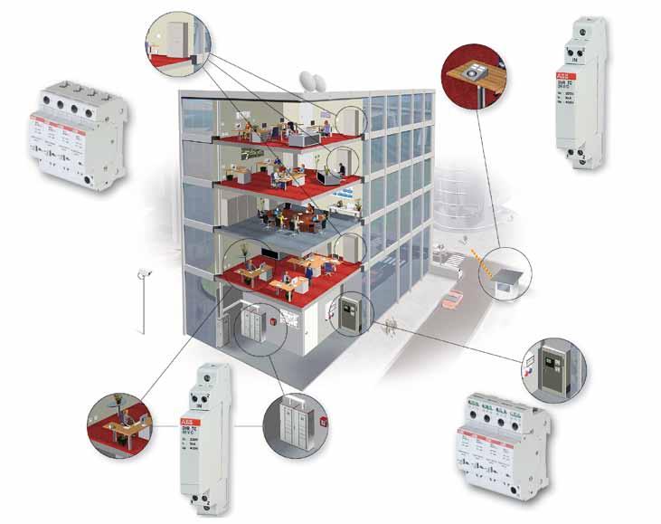 OVR TC surge protective devices UL range Data line surge protection Introduction In order to ensure complete protection for equipment in a facility, telecommunication lines entering the installation
