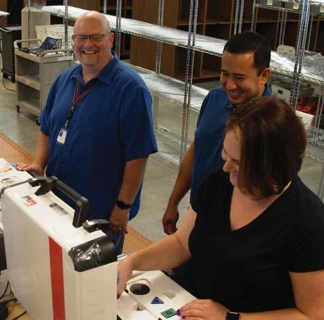 CASE STUDY: DENTON COUNTY S SMOOTH TRANSITION TO PAPER-BALLOT ELECTIONS (left to right) Denton County Elections Administrator and Deputy Elections Administrator Frank Phillips and Brandy Grimes, Hart