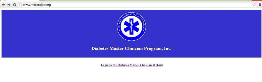 1 Users Manual Internet Registry of the Diabetes Master Clinician Program Prepared by Ed Shahady MD The following instructions will help the user understand how to access and use the diabetes