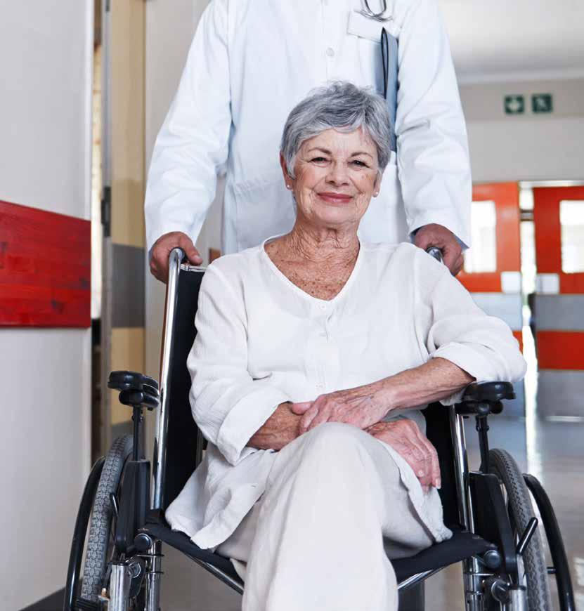 Pressure & Mobility Care Pressure relief and enhanced mobility, which benefits the patient as well as the care provider.