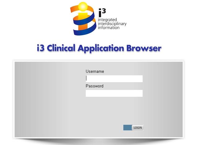 Section Two: Accessing Post Train i3 Clinical Application Browser (CAB) is the first screen you will encounter when logging in to any computer. 1.