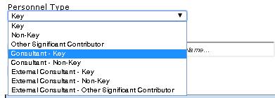 personnel, change the default from key