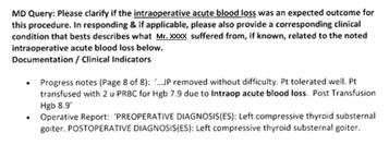 PSI 9: Perioperative Hemorrhage & Hematoma Query Query Response 31 PSI 11: Postoperative Respiratory Failure