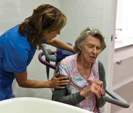 Module 5: Bath time Easing the stress Bath time can be quite stressful for people with dementia. There are a few simple things that you can do to reduce the stress.