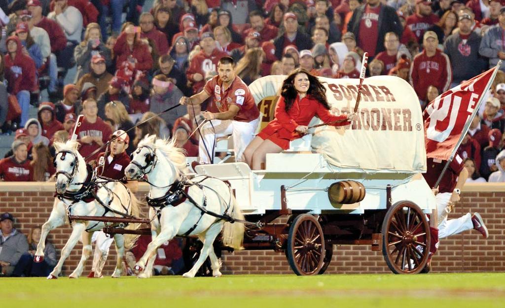 WHAT IS A SOONER? Sports fans are hard-pressed to find a nickname that is as unique and as linked to a state s history as a Sooner. The University of Oklahoma is the only school known as Sooners.