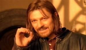 One does not simply attend a