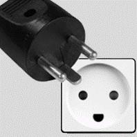 compatible with plug type C Type N Used almost exclusively in Denmark and Greenland