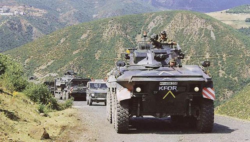 Start of the Kosovo Force (KFOR) While tanks were prevalent at the