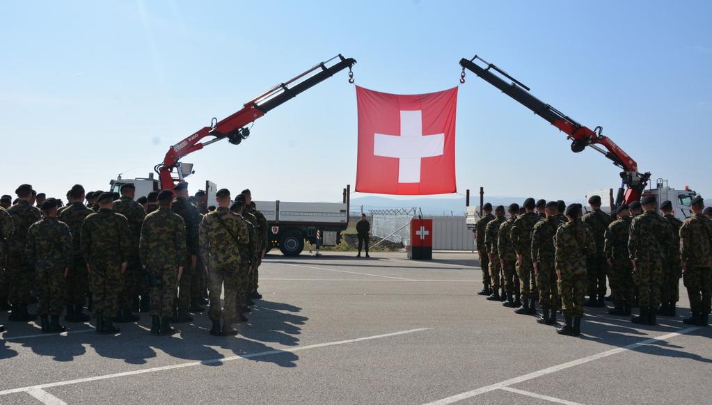 Operations since 1999 Up to 190 Swiss nationals are deployed