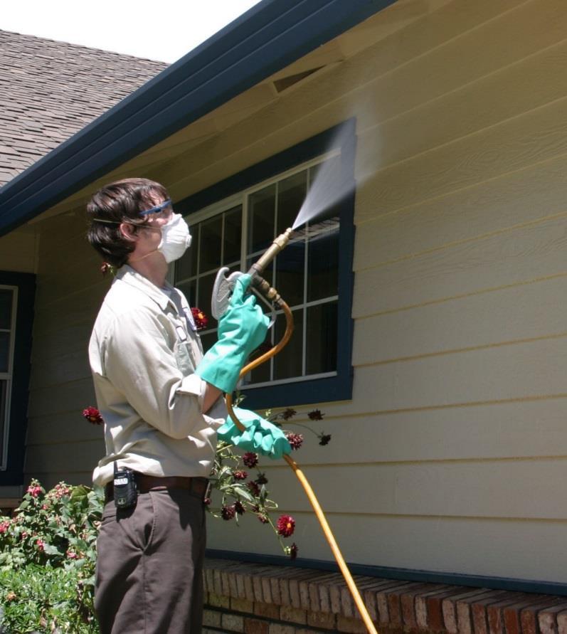 Vector Control 90-day period until long term solution is in place Residual spraying for inside and outside homes