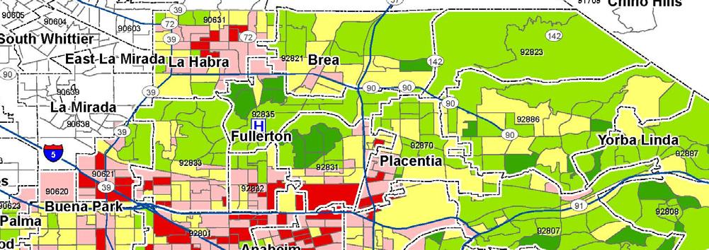 A. Community Profile SJMC s community needs assessment and plan includes most of our primary service area (Brea, Fullerton, La Habra, Placentia and Yorba Linda) and Buena Park which is in our