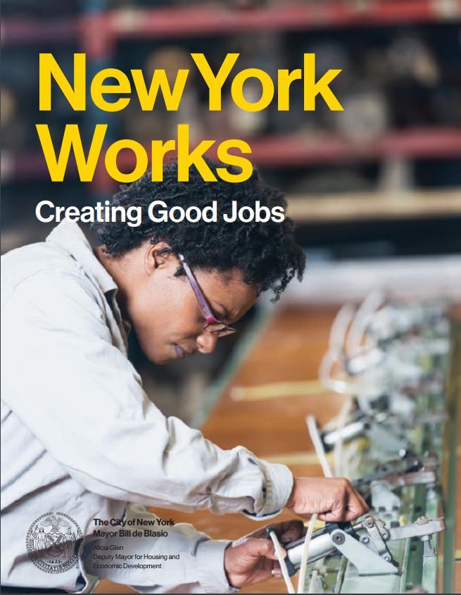 domestic businesses to NYC to diversify the economy
