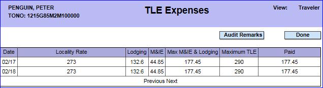 8 This shows exactly what you will be reimbursed for TLE.