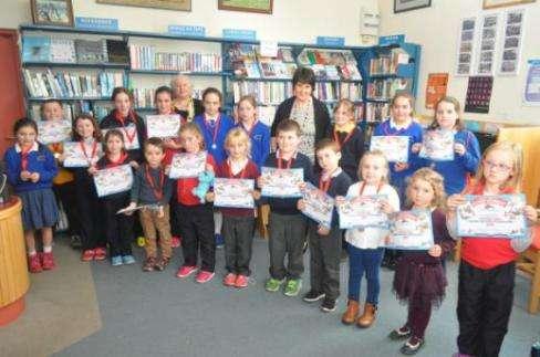 In 2016, 715 children read over 7000 books as part of the challenge, and received medals and certificates from the Cathaoirleach of Mayo County Council.