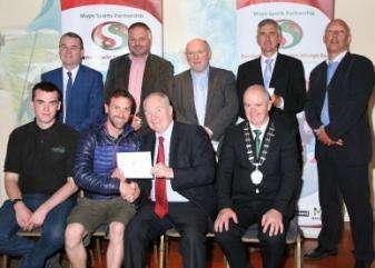 Pic: Mayo Orienteering Club receiving funding under the Special Participation Grant Scheme The Sports Partnership office is situated at the Cedar Building (