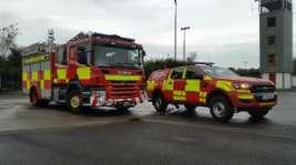Fire Service Appliances The Council took possession of a second hand Aerial Appliance, Water Tanker and a Class B Fire Appliance in 2016 together with 4 number 4WD vehicles with crew cabs.
