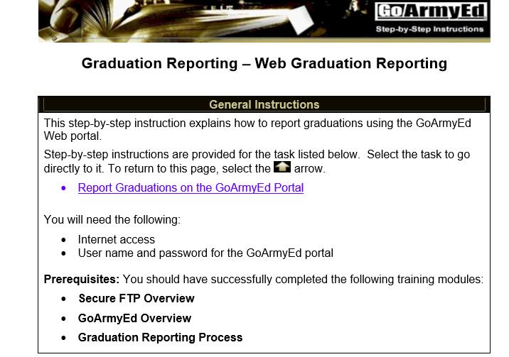 GRADUATION REPORTING-ALL SCHOOLS Graduation Reporting Web Graduation