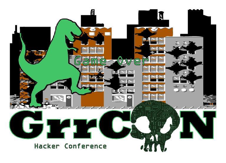 Agenda Wednesday 6pm: Speaker & Staff dinner party (Location Top Secret) Thursday 8am: Doors open 8:45am Welcome: Introduction to GrrCON 17 9am 5pm: Presentations, Solutions Arena, & Workshops 11am