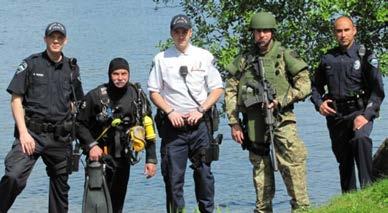 Five of six police divers are NOAA certified. Continue co-ordination with regional Tactical Teams and the Eastside CDU. SOT has attended annual CDU training and responded to callouts.