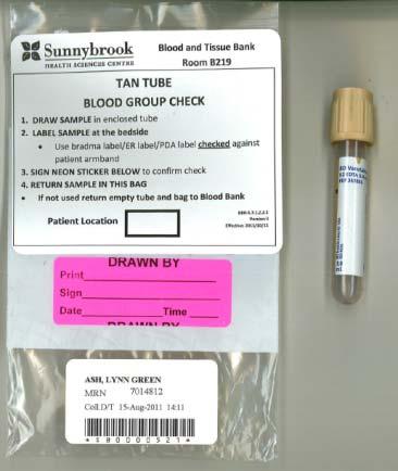 Barcode technology Sample labeling Checking blood Massive