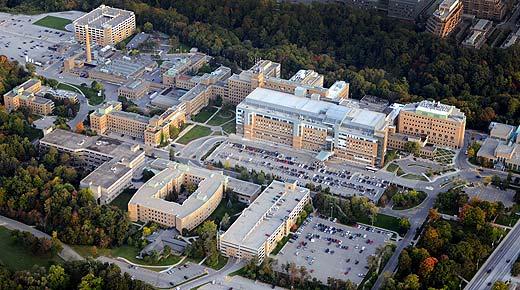 1325 bed hospital 3 sites Teaching hospital affiliated with University of Toronto faculty of medicine Adult and newborns 1.