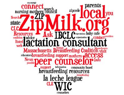 org website containing information about: IBCLCs (135) & Breastfeeding Counselors and