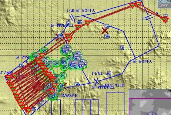 Phase II: First echelon MIBs in the security zone EFST 3 (destroy enemy air defense) becomes active during this phase. Our HPTL reflects this. HPTL for Phase II: 1.