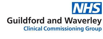 GUILDFORD & WAVERLEY CLINICAL COMMISSIONING GROUP- REGISTER OF INTEREST FOR PRACTICE STAFF (Not including G&W CCG Governing Body members) * indicates Practice Council Commissioning Lead ** indicates