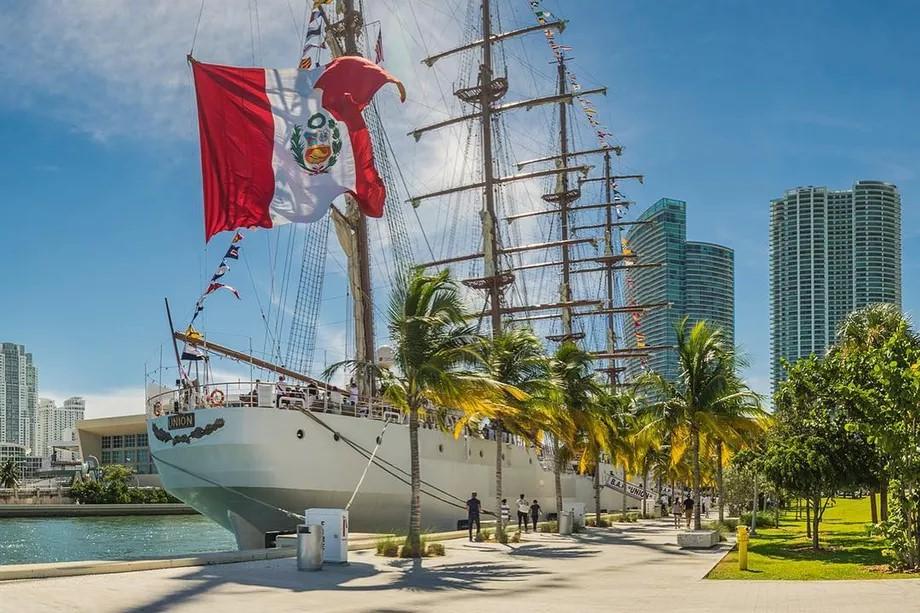 oceanography; hydrography; and naval operations and maneuvers. Prior to arriving in Miami, it visited Guayaquil Ecuador, Cartagena Colombia, and San Juan Puerto Rico.