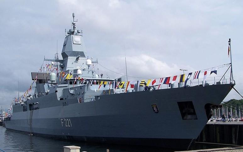 Many civilians enjoyed tours of the German Frigate FGS Hessen F-221 during
