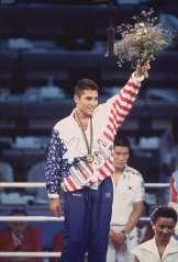 1990s 22 Oscar De La Hoya, at the age of 19, wins a gold medal for boxing at the Olympics.