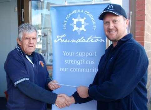 Eyre Peninsula Community Foundation corpus of around $250,000 a grants program has supported activities like promoting local careers and building permanent exercise equipment more than $55,000