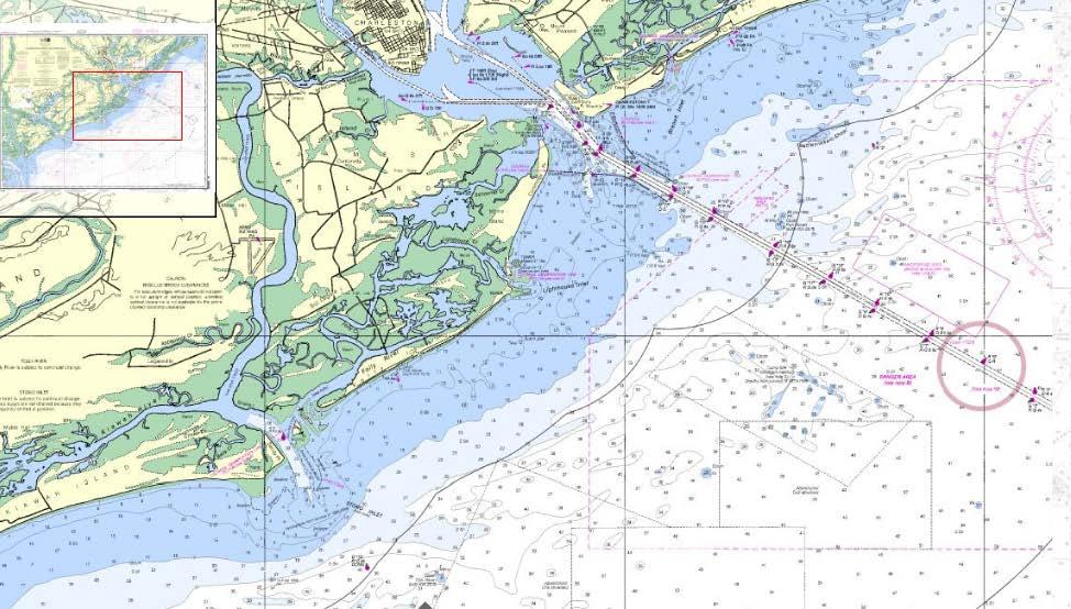 b. Vessel Fire Offshore (1) The pre-selected firefighting anchorage for a vessel arriving to the Port of Charleston is in the vicinity of the Outer Anchorage as shown on NOAA chart number 11524.