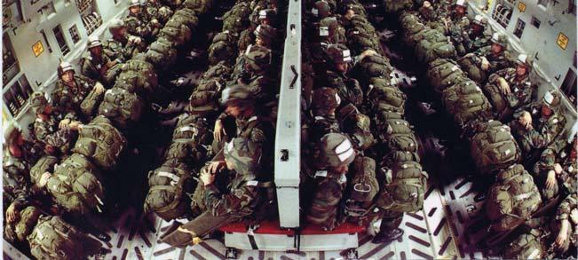 This is in it s purest form, Large Groups Of pissed-off, 19-year old American Paratroopers who are well trained, armed to the teeth