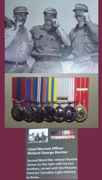 BUXTON, Sergeant Richard George (SK-3460) - Distinguished Conduct Medal - First Battalion, Princess Patricia's Canadian Light Infantry - awarded as per Canada Gazette dated 12 July 1952.