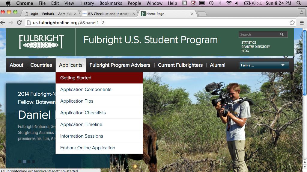 16 APPENDIX II: EMBARK GUIDE YOU CAN FIND EMBARK ON THE FULBRIGHT STUDENT PROGRAM