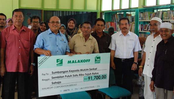 monetary contributions. Some of the key donations include: a. On 25 March, Malakoff contributed RM300,000 to the Tabung Wira Lahad Datu Media Prima.