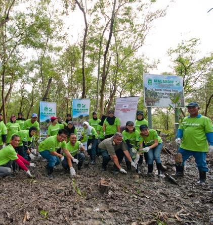 The overall project and replanting cost which totalled up to RM60,000 was fully borne by Malakoff.