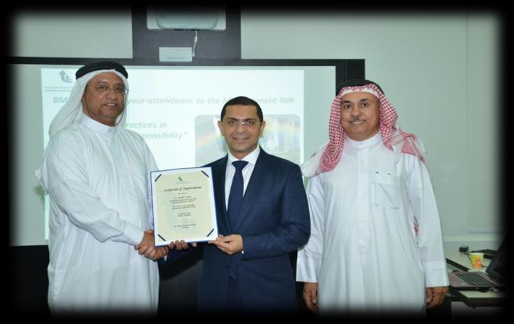 Guest Speaker with Bahrain Management
