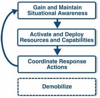 2. Response Actions Figure 3: The Response Process Disaster response is the actual provision and coordination of services during a disaster.
