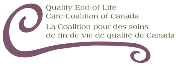 10 Years Later: A Progress Report on the Blueprint for Action 2000 Quality End-of-Life Care Coalition of Canada Members ALS Society of Canada Alzheimer Society of Canada Canadian AIDS Society