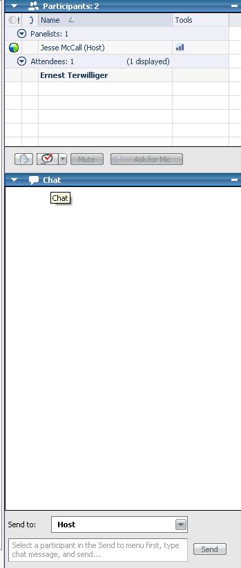 WebEx Quick Reference Please use Chat to All