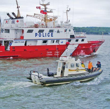Mitigation of Risk Photo: RCMP Given the role of Coast Guard as the owner/ operator of the Canadian Government s civilian fleet and Canada s maritime vessel tracking systems, there are significant
