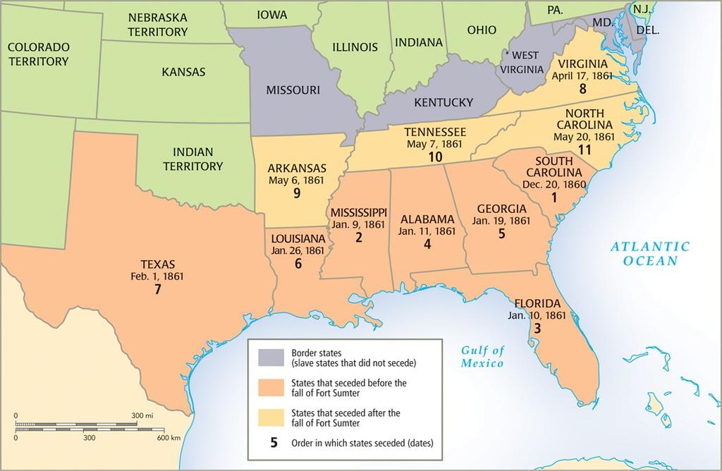 The Secession Crisis The Withdrawal of the South