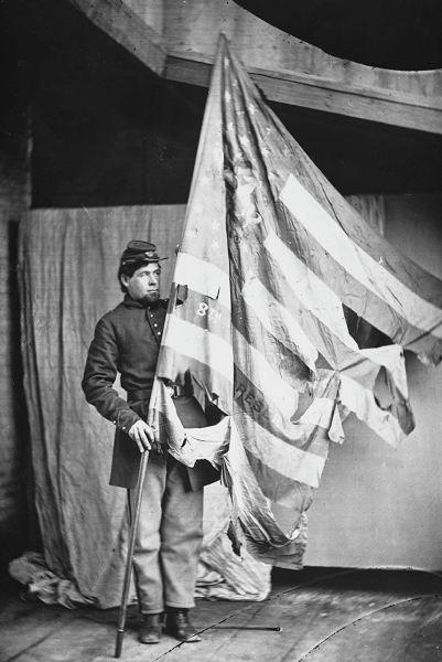 America in the World: The Consolidation of Nations A soldier of the 8th Pennsylvania Infantry displays his