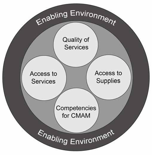CMAM integration framework domains including enabling