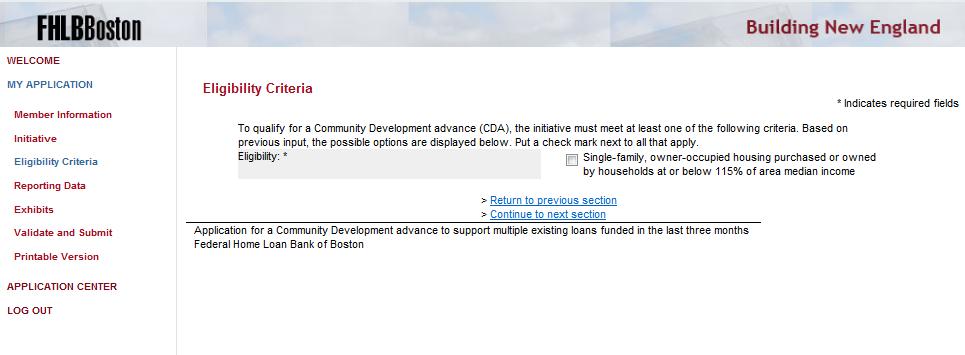 Sample CDA Extra eligibility and exhibit