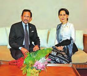 30 April 2017 national 3 Daw Aung San Suu Kyi meets separately with Indonesian President and Brunei Sultan State Counsellor Daw Aung San Suu Kyi holds talks with Indonesian President Joko Widodo.