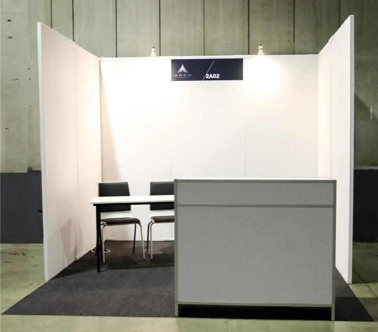 YOUR START UP BOOTH The booth is well equipped to showcase your business across the