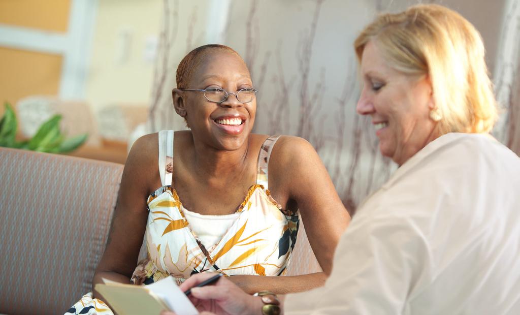 Living Easier and Stronger with Sickle Cell Anemia Melinda Crosby talks with Christine Lawrence, LISW, a social worker whose job is to tend to the special care of sickle cell patients, from
